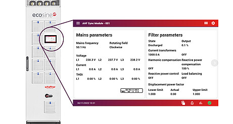 New User-Friendly HMI for the Ecosine Active Sync Cabinet 